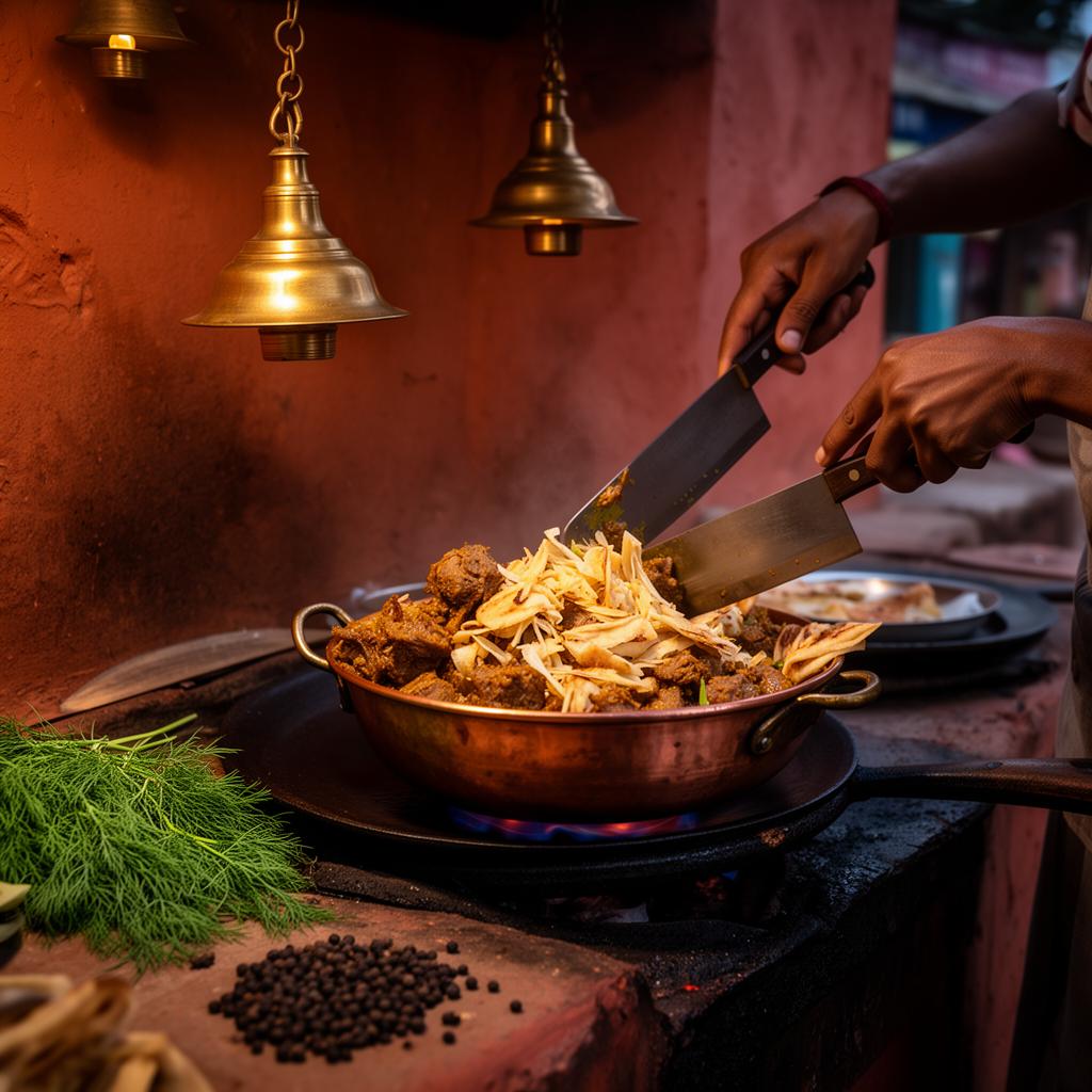 Chettinad Mutton Kothu